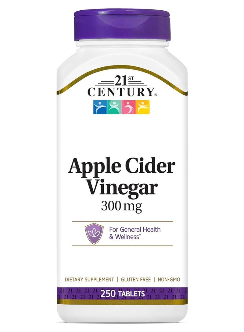 21st Century Apple Cider Vinegar 300mg - 250 Tablets - Image 1
